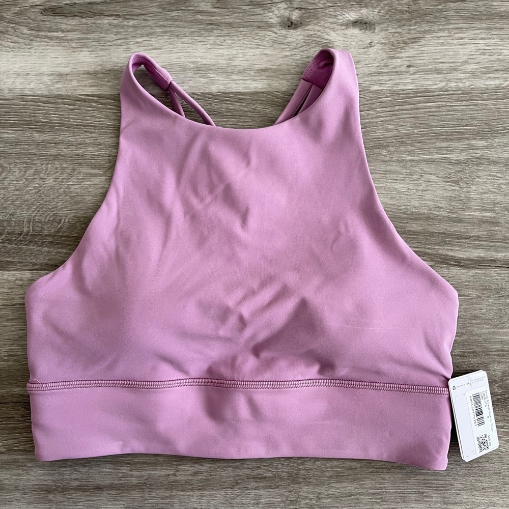 Lululemon high neck long length energy bra tough